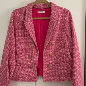 Pink Tweed Blazer